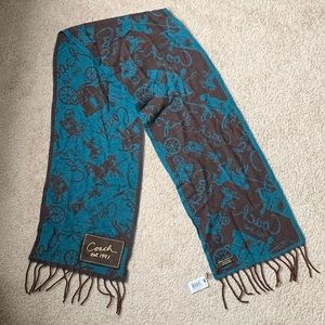 NWT Wool Coach scarf